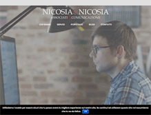 Tablet Screenshot of nicassociati.it